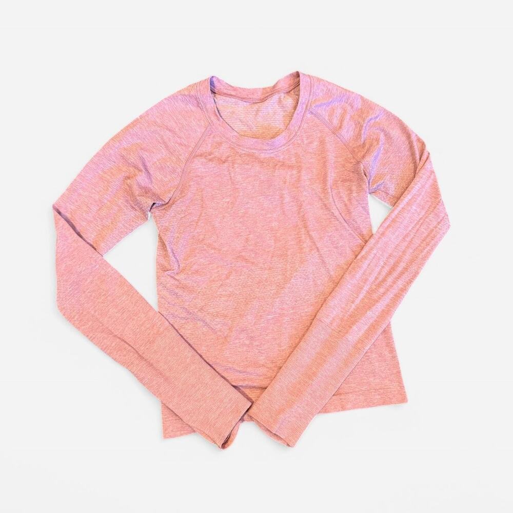 Pink lululemon long sleeve
